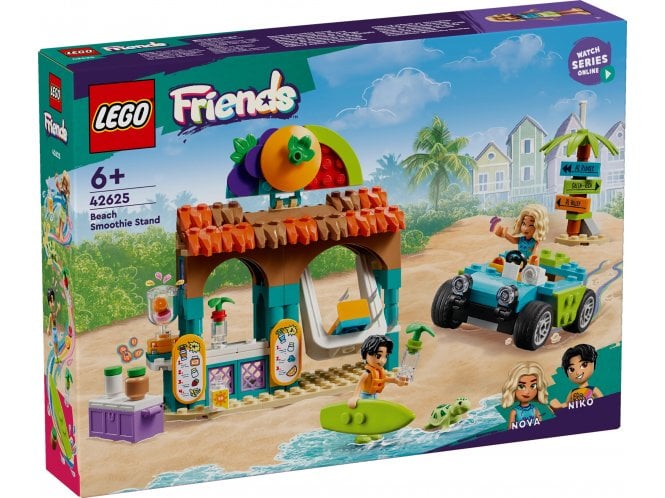 LEGO Friends Beach Smoothie Stand Food Toy Set 42625