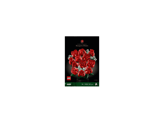 LEGO Icons Bouquet of Roses Flowers Set 