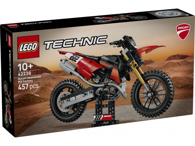 LEGO Technic Ducati Desmo450 MX Factory Motorcycle 42238