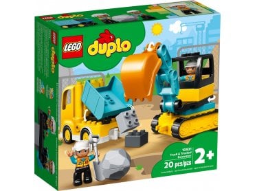 Truck & Tracked Excavator 10931