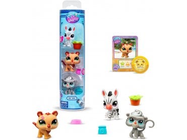 Littlest Pet Shop Bandai Pet Trio Tube City Vibes Assorted 1 Picked at random 