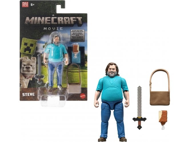 Mattel A Minecraft Movie Steve Figure