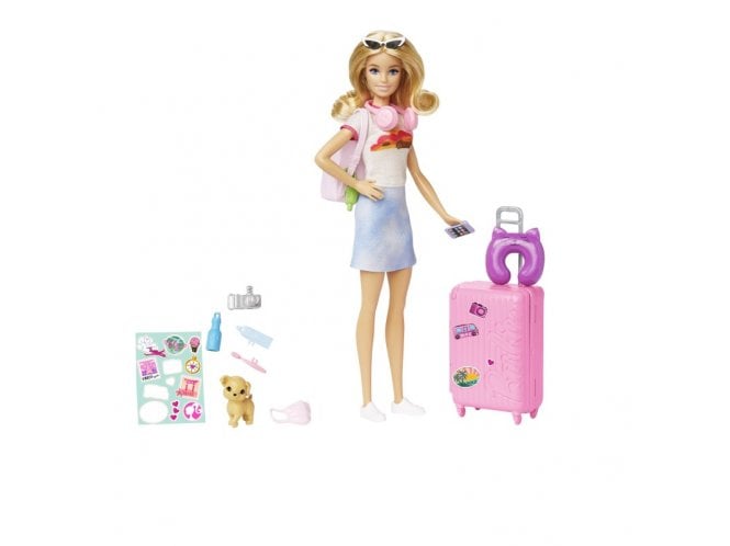 Mattel Barbie Travel Set With Puppy