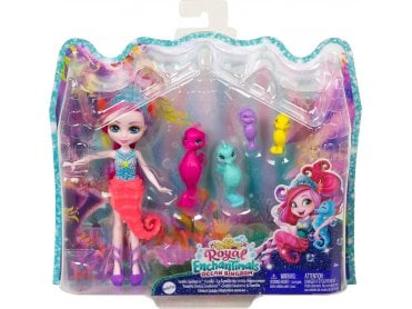 Enchantimals Family Toy Set, Sedda Seahorse Doll (6-in)