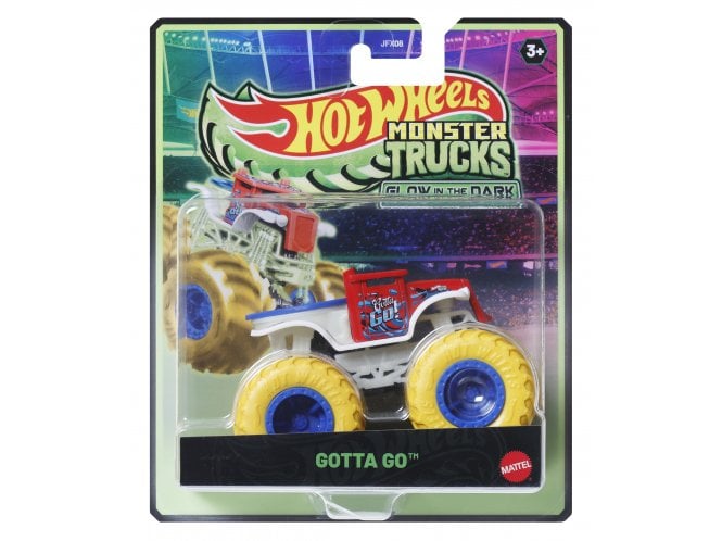 Mattel Hot Wheels Monster Truck Glow in The Dark 1:64 scale Gotta Go 