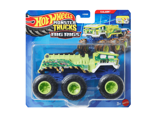 Mattel Hot Wheels Monster Trucks Big Rigs 5 Alarm