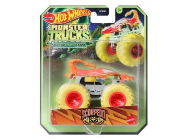 Hot Wheels Monster Trucks Die-Cast 1:64 Scorpedo Glow in the Dark