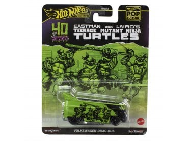 Hot Wheels Premium 1:64 Scale Replica TMNT Volkswagen Drag Bus