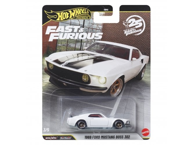 Mattel Hot Wheels Premium Fast & Furious 1:64 1969 Forf Mustang Boss 302