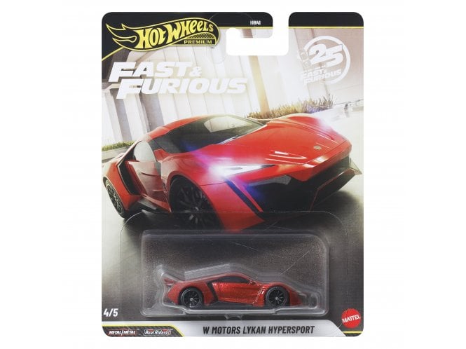 Mattel Hot Wheels Premium Fast & Furious 1:64 W Motors Lykan Hypersport
