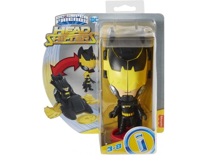 Mattel Imaginext DC Super Friends Batman Toy Head Shifters Batwing & Figure Set