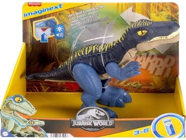Imaginext Jurassic World Dinosaur Toy Growl & Glow Baryonyx