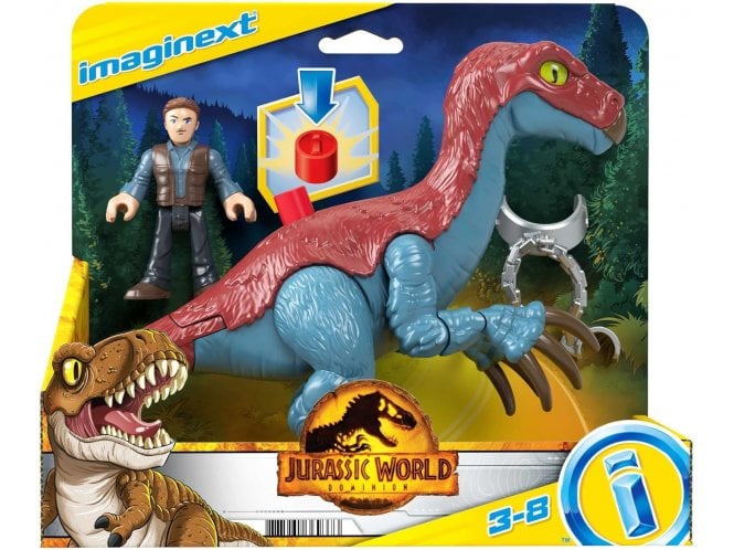 Mattel Imaginext Jurassic World Dominion Therizinosaurus Dinosaur