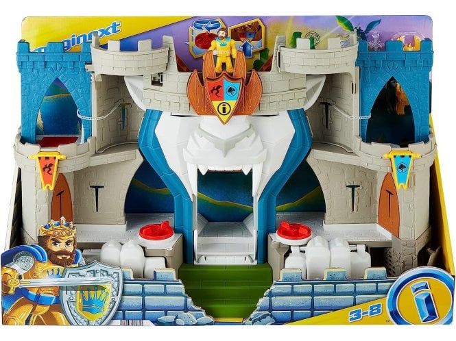 Mattel Imaginext The Lion'S Kingdom Castle Medieval-Themed Playset with Figures