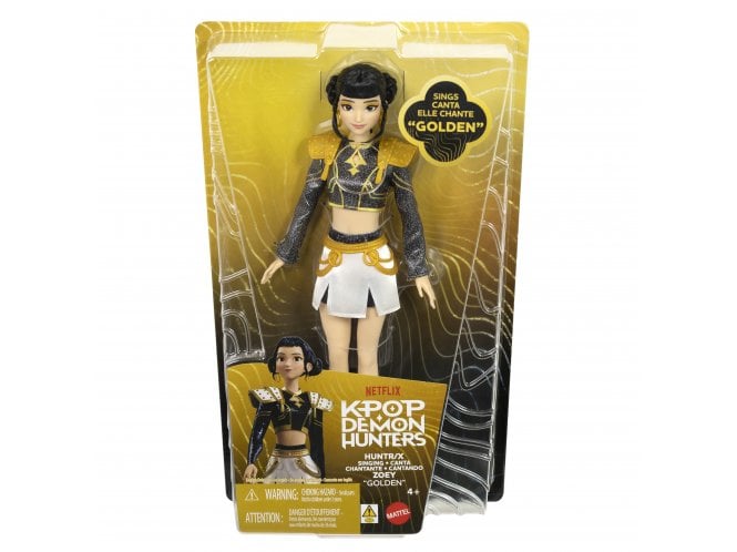 Mattel KPop Demon Hunters HUNTR/X Zoey “Golden” Singing Doll
