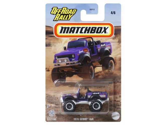 Mattel Matchbox Off Road Rally Diecast - 1976 Scout 4X4