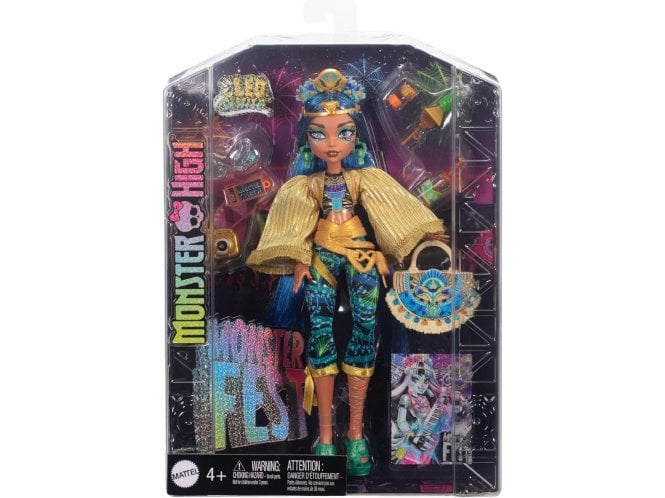 Mattel Monster High Monster Fest Cleo De Nile Fashion Doll With Festival Outfit
