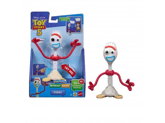 Mattel Toy Story 5 Interactables Forky 7 Inch Figure