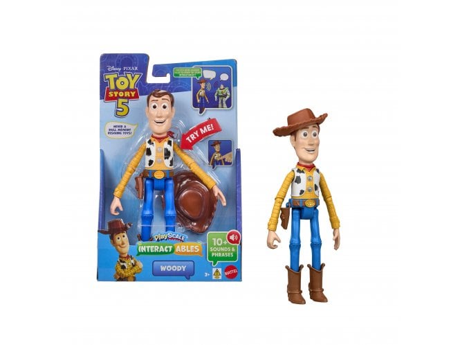 Mattel Toy Story 5 Interactables Woody Figure 9 Inch