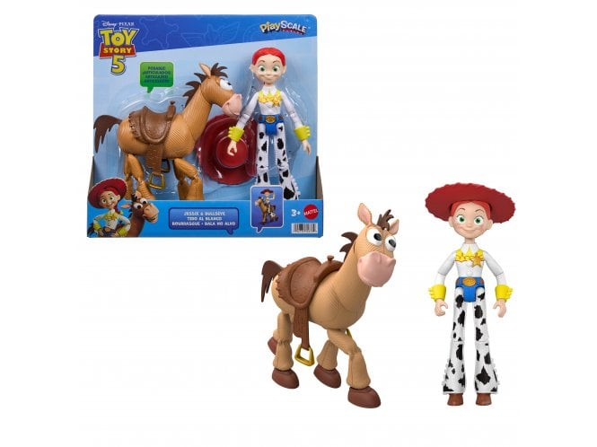 Mattel Toy Story 5 Jessie & Bullseye Playscale 7 Inch Action Figures 2 Pack