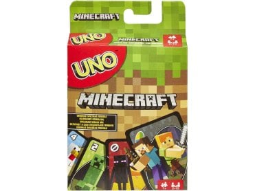UNO Minecraft, Collectible Card Deck with 112 Cards