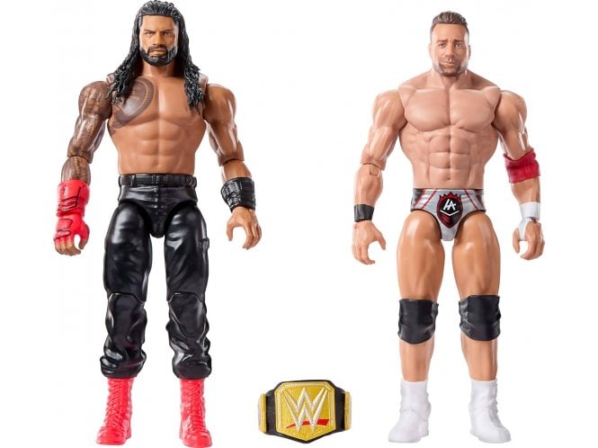 Mattel WWE Main Event Showdown Action Figures Roman Reigns vs LA Knight 2 Pack