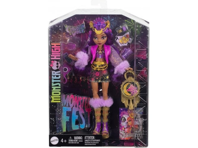Mattel Monster High Monster Fest Clawdeen Wolf Fashion Doll With Festival Outfit