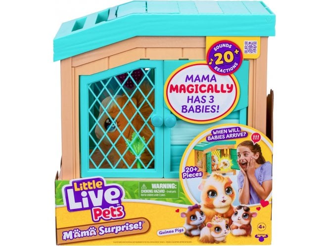 Moose Little Live Pets Mama Guinea Pig Playset