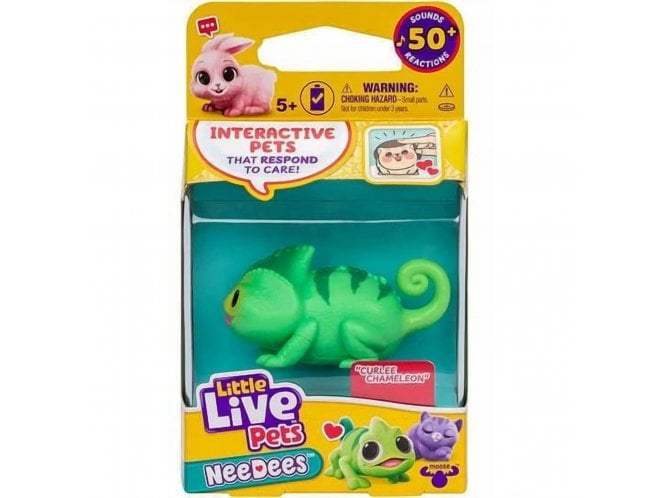 Moose Little Live Pets NeeDees Curlee Chameleon