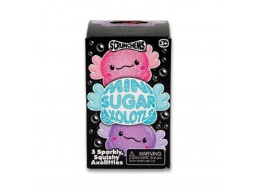 SCRUNCHEMS MINI SUGAR AXOLOTLS - 3PK