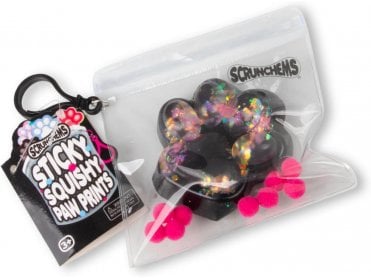 Scrunchems Sticky Squishy Paw Prints - One chosen at random