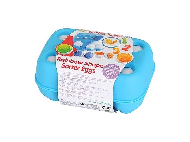 Playgo Rainbow Shape Sorter Eggs