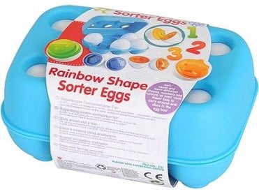 Rainbow Shape Sorter Eggs