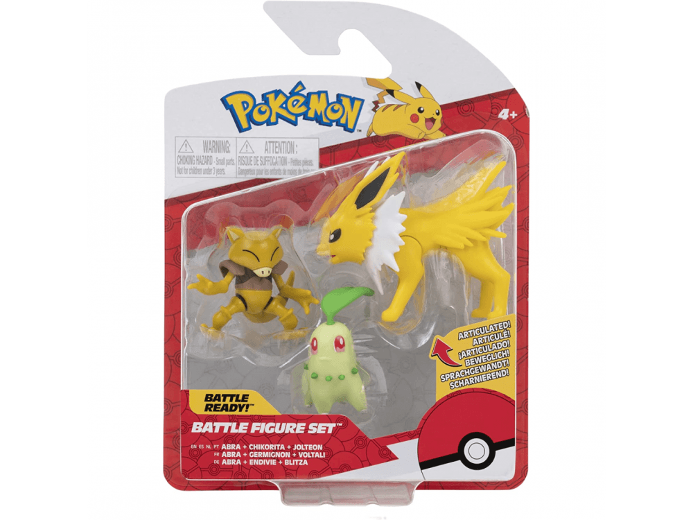 Figurine Pokémon Jolteon - Pack De Combat Articulé 7.6cm - Collection Et Jeu - Dès 4 Ans