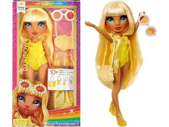 MGA Rainbow High Swim & Style - Sunny (Yellow) - 28 cm Doll