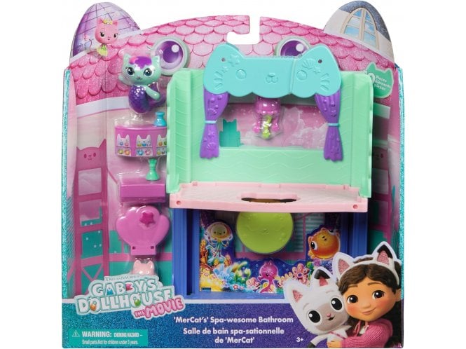 Spin Master Gabby's Dollhouse Movie Portal Room - Mercat's Bathroom