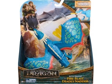 How to Train Your Dragon, Battle Dragons, Fire Blast Deadly Nadder, 10” Action Figure