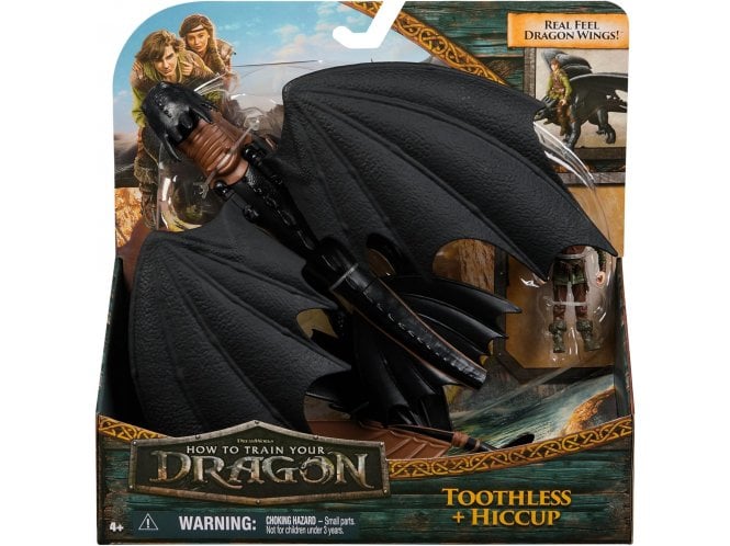 Spin Master How to Train Your Dragon, Toothless & Hiccup, Viking Duo Action Figures