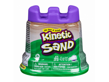 Kinetic Sand 127g Sandcastle Tub Green