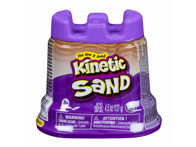 Spin Master Kinetic Sand 127g Sandcastle Tub Purple