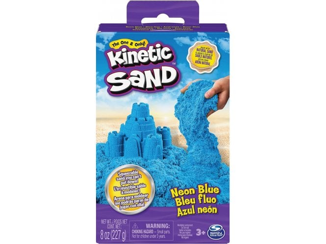 Spin Master Kinetic Sand 8oz Neon Box 1 Colour Supplied
