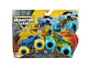 Monster Jam 1:64 Series 33 Blue Thunder VS Bad News Travels Fast