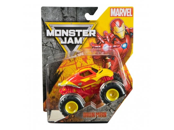 Spin Master Monster Jam Marvel Official Iron Man Monster Truck