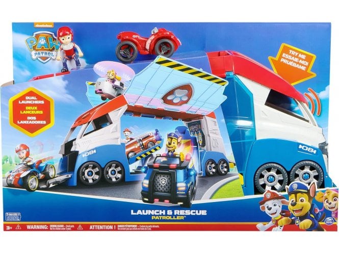 Spin Master Paw Patrol, Transforming PAW Patroller with Vehicle Launchers