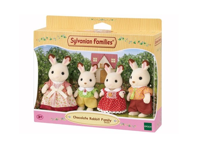 Epoch Chocolate Rabbit Family