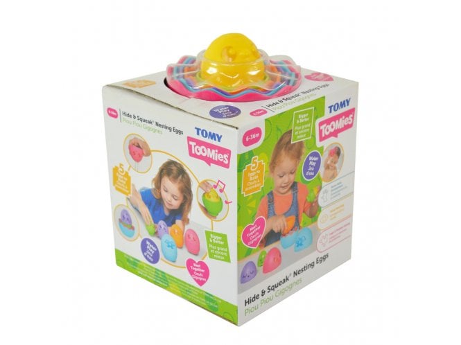 Tomy Toomies Hide and Squeak Nesting Eggs 