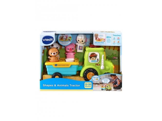 Vtech VTech Shapes & Animals Tractor Playset - Toys from Toytown UK