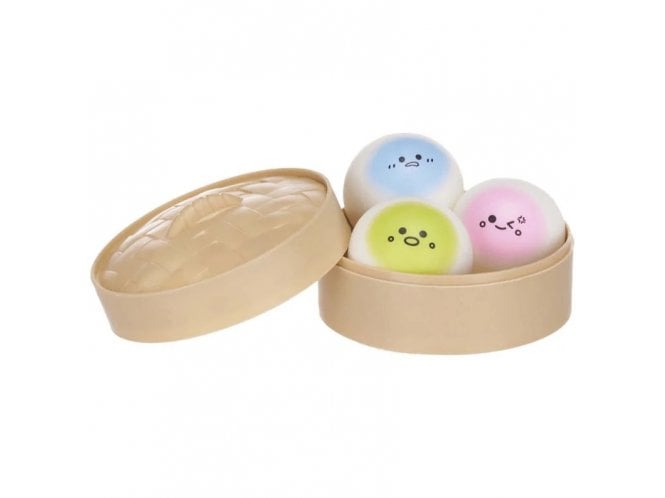 Whitehouse Leisure Kawaii Foodiez 3pk Squishy Bao Bun Dumplings