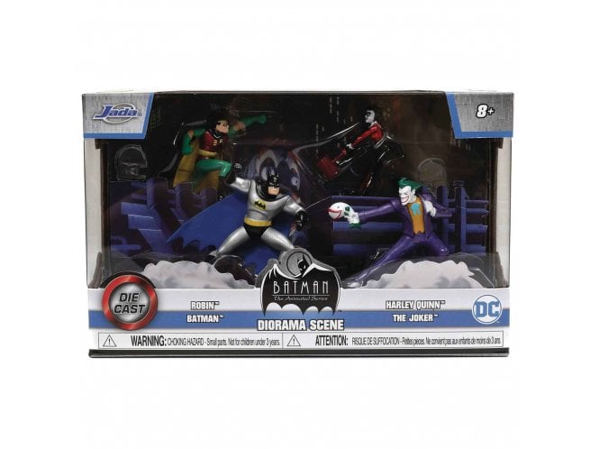 Zappies Jada Batman The Animated Series Diorama Scene Diecast Figurines Models
